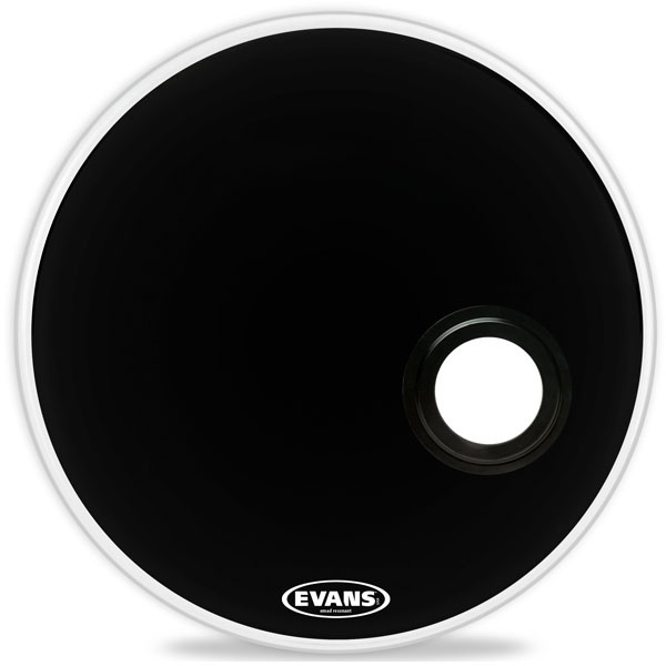 Пластик для бас-барабана  EVANS 22&quot; EMAD Resonant Black