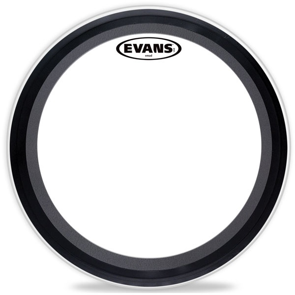 Пластик для бас-барабана  EVANS 22&quot; EMAD Clear