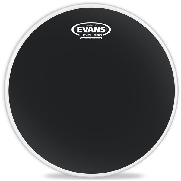 Пластик для малого барабана EVANS 14" Hydraulic Black Coated