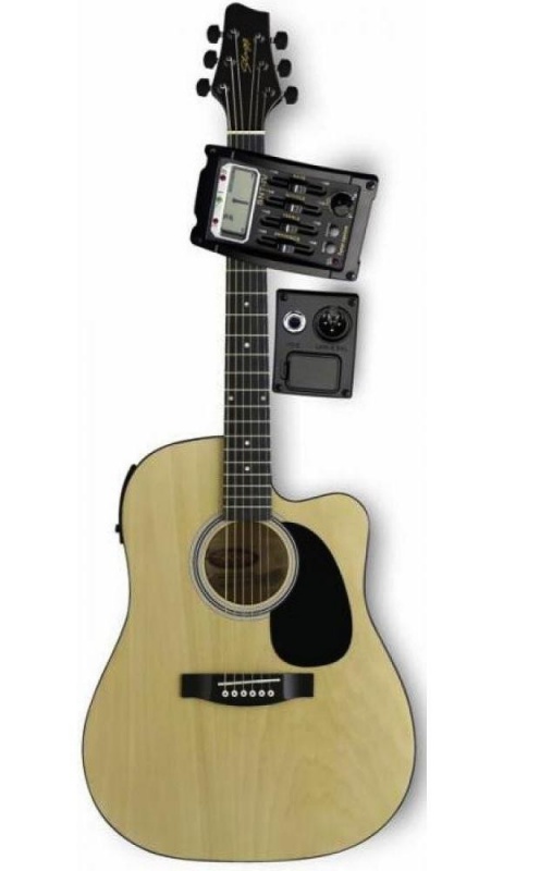 Электроакустическая гитара Stagg SW203CETU N