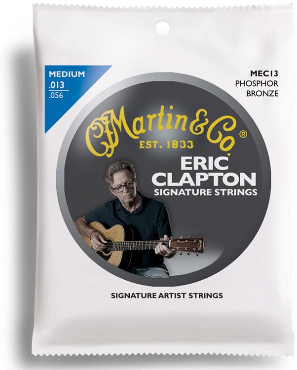 Струны для гитары Martin MEC13 Clapton&#039;s Choice Phosphor Bronze Medium (13-56)