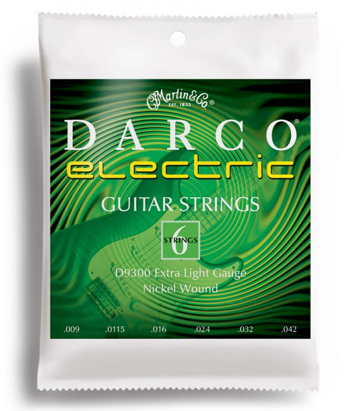Струни для гітари Martin D9300 DARCO Electric Extra Light (09-42)