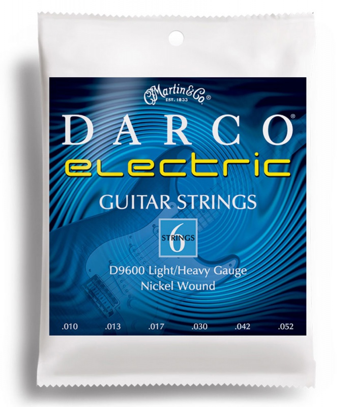 Струни для гітари Martin D9600 Darco Electric Light/Heavy (10-52)