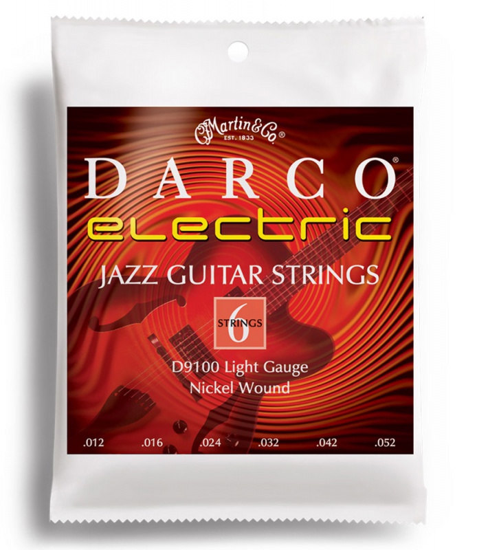 Струни для гітари Martin D9100 Darco Electric Jazz Light (12-52)