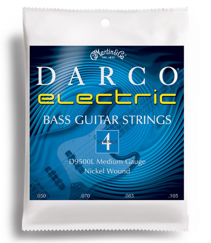 Струны для бас-гитары MARTIN D9500L DARCO Electric Bass Medium (50-105)