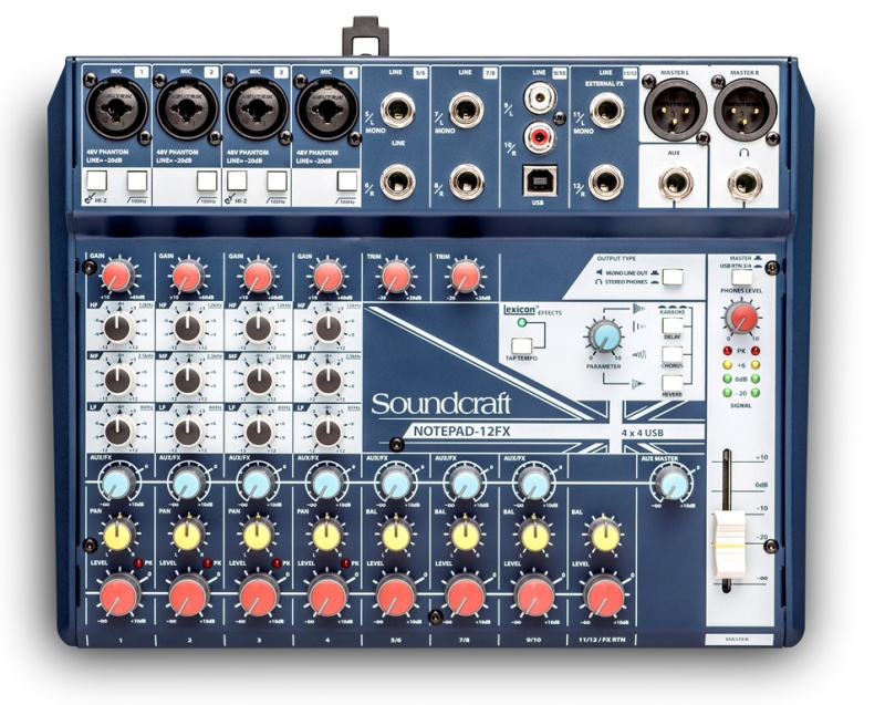 Микшерный пульт Soundcraft Notepad-12FX