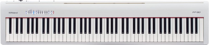 Цифровое пианино Roland FP-30 WH (без стойки)
