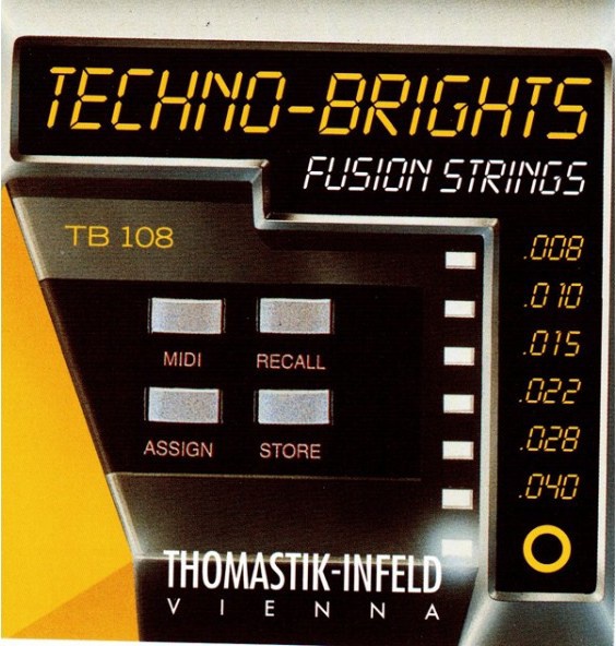 Струни для гітари Thomastik TB108 Techno-Brights