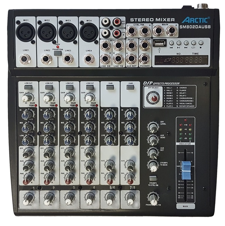 Микшерный пульт ARCTIC SM802D USB