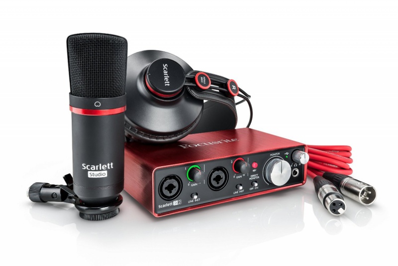 Студийный комплект Focusrite Scarlett 2i2 Studio New