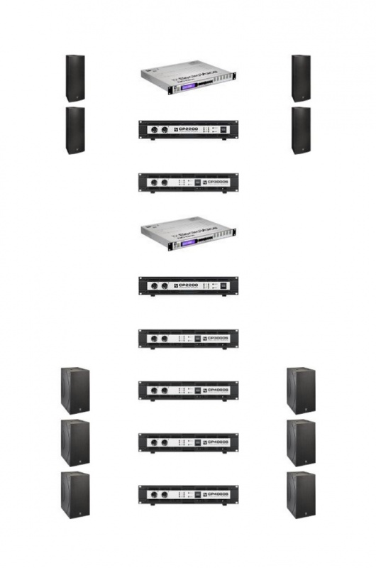 Комплект Electro-Voice Спецификация №14 (PX2122, PX2181, CP3000, CP4000, DC-One)