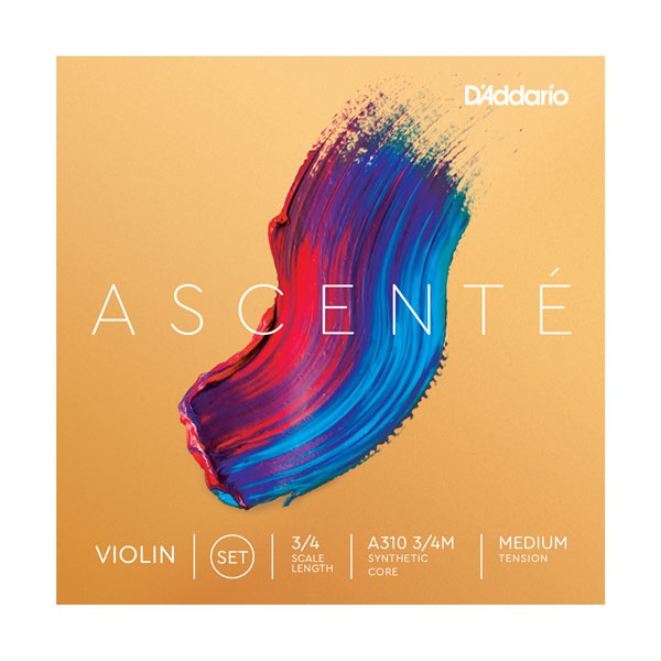 Струны для скрипки D&#039;addario A310 3/4M Ascente Violin Strings 3/4M