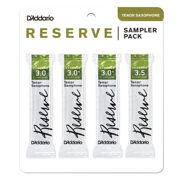 Набор тростей D&#039;Addario Reserve - Tenor Sax Reed Sampler Pack #3.0/3.0+/3.5