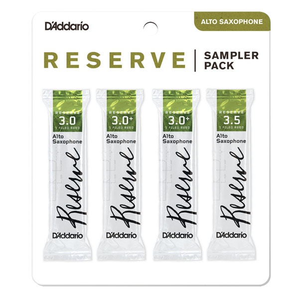 Набор тростей D&#039;Addario Reserve - Alto Sax Reed Sampler Pack #3.0/3.0+/3.5