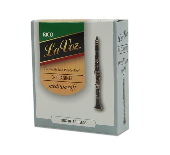 RICO La Voz - Bb Clarinet Medium Hard - 10 Box
