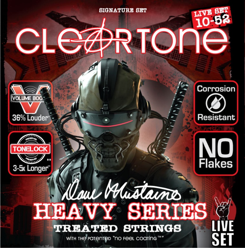 Струны для гитары Cleartone 49420 Dave Mustaine Live Set 10-52