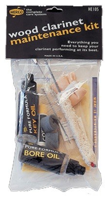 Набор по уходу за деревянным кларнетом DUNLOP HE105 Wood Clarinet Maintenance Kit