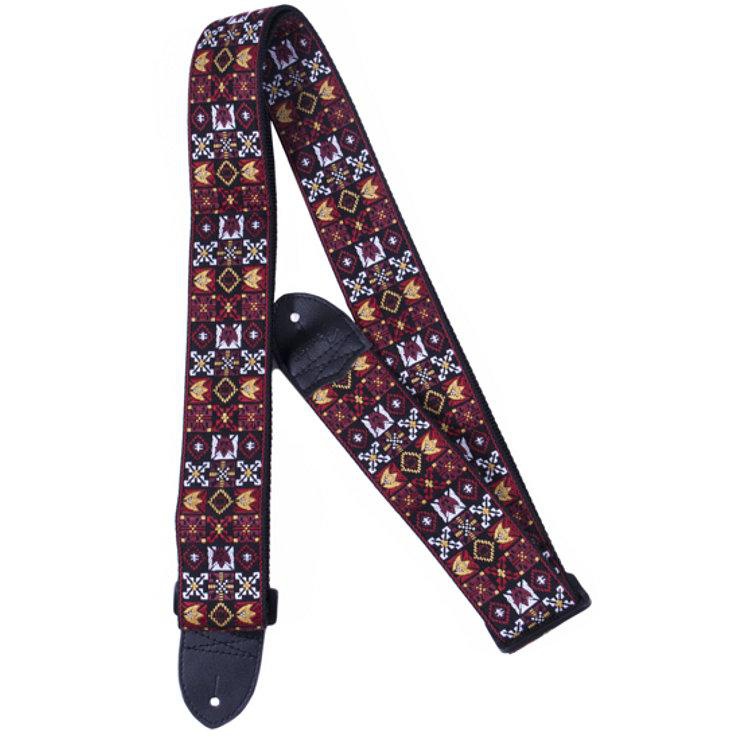 Ремінь для гітари FENDER 2&quot; FESTIVAL HOOTENANNY STRAP RED Гітарний ремінь