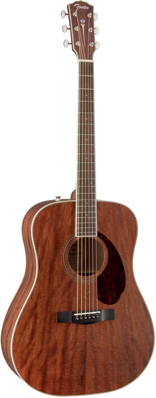 Акустическая гитара Fender PM 1 Deadnought All Mahogany With Case Natural Акустическая гитара