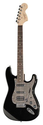 Электрогитара SQUIER by Fender Affinity Fat Stratocaster RW MBLK Электрогитара