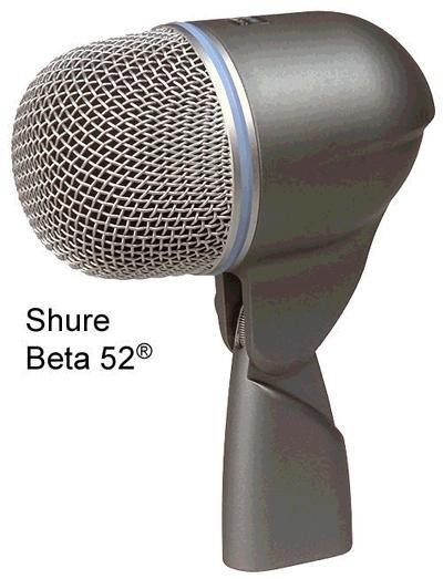 Микрофон Shure BETA52A мікрофон динамічний, розроблений спеціально для роботи з бочкою і іншими басовими інструментами