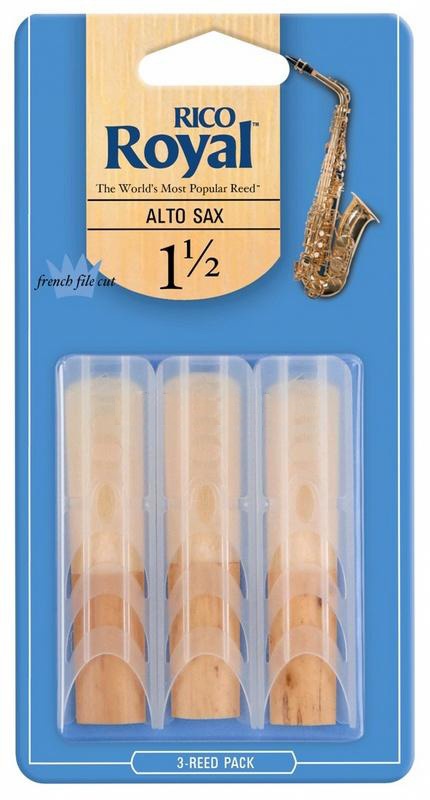 Трость для альт саксофона RICO Rico Royal - Alto Sax #1.5 - 3-Pack