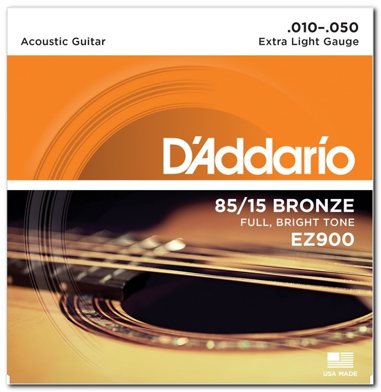 Струны для акустической гитары D&#039;Addario EZ900
