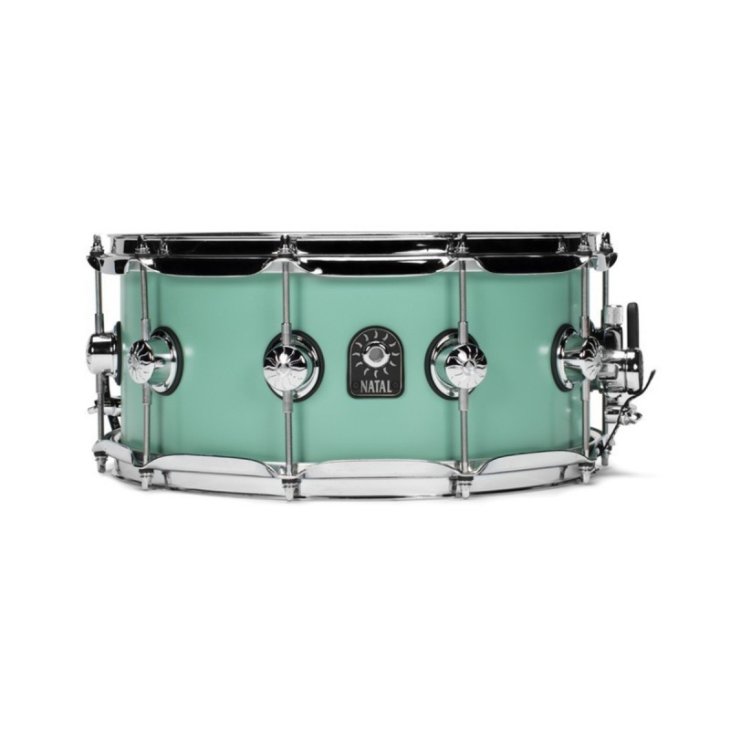 Малий барабан NATAL DRUMS CAFE RACER SNARE 14x6.5 SEA FOAM GREEN