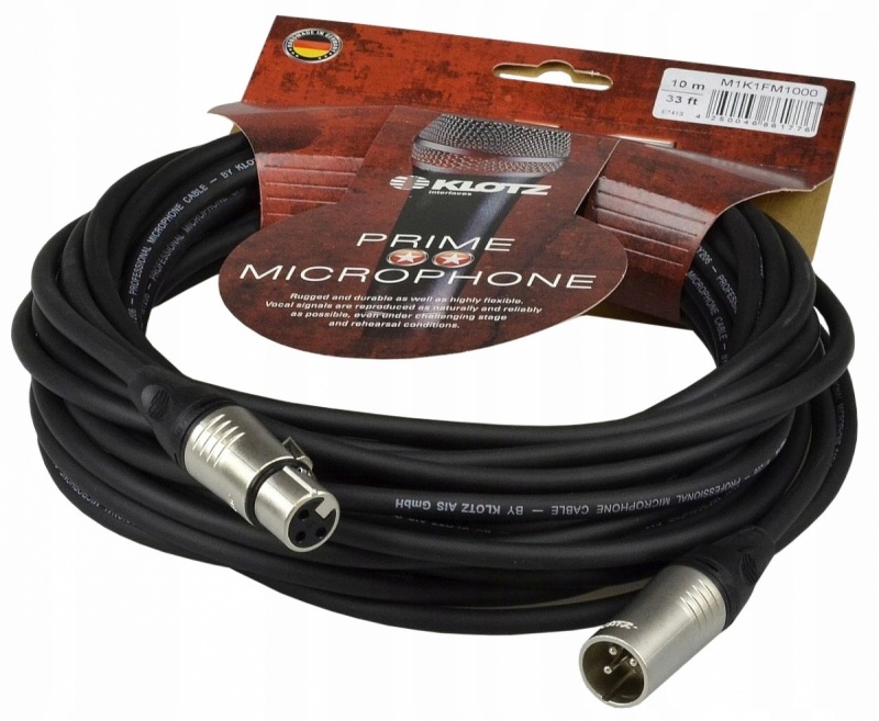 Мікрофонний кабель KLOTZ M1 PRIME MICROPHONE CABLE 10 M