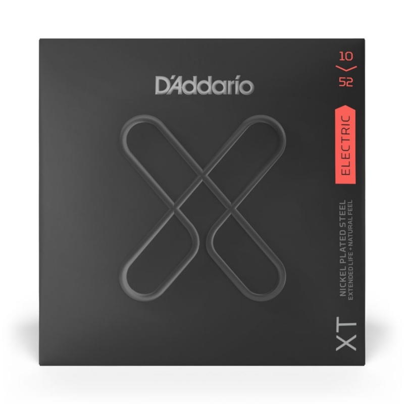 Струны для гитары D`ADDARIO XTE1052 XT Light Top / Heavy Bottom (10-52)