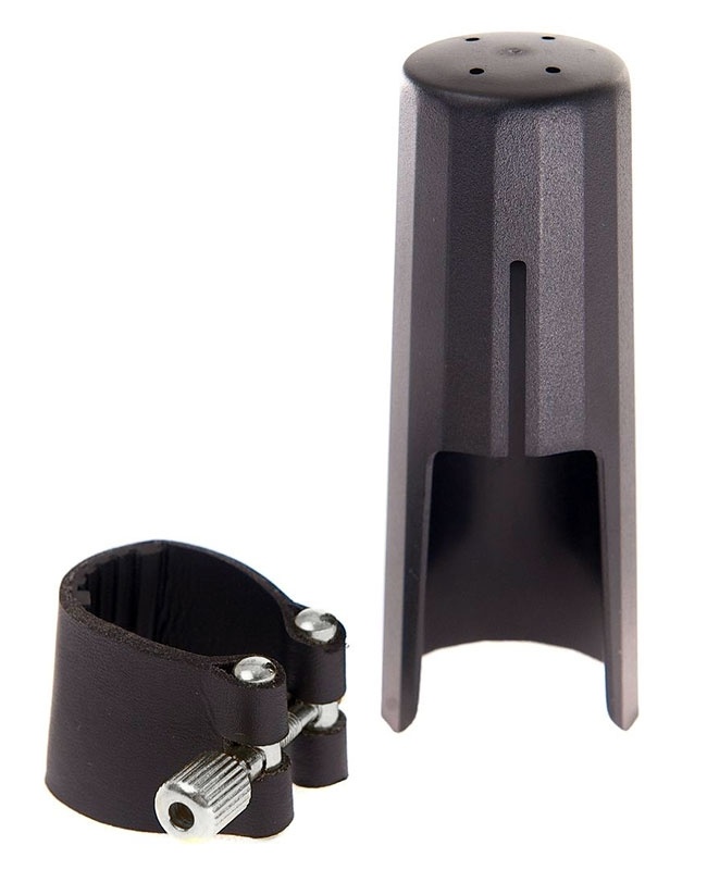 Лигатура J.MICHAEL D04 Leather Clamp and Cap for Tenor Sax