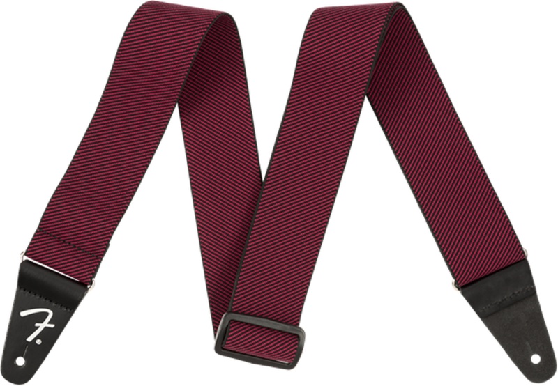 Ремінь для гітари FENDER WEIGHLESS TWEED STRAP, RED