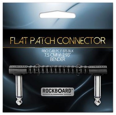 Інструментальний кабель ROCKBOARD RBOCABPC FB75 BLK BENDER FLAT PEDAL CONNECTOR