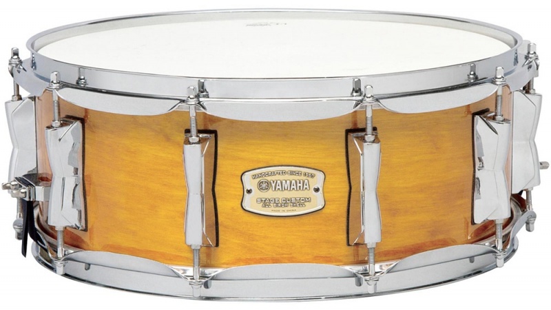 YAMAHA SBS1455NW STAGE CUSTOM BIRCH SNARE 14&quot; (Natural Wood)