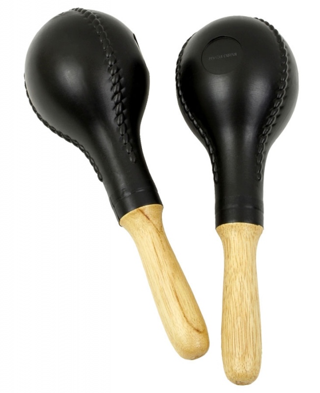 Маракаси MAXTONE T45 Large Plastic Maracas Wooden Handle