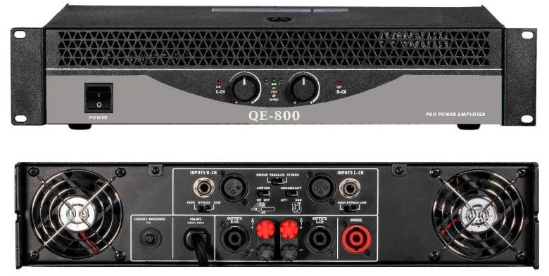 Усилитель мощности NRG Power QE-800 (3600 Вт.) Усилитель мощности