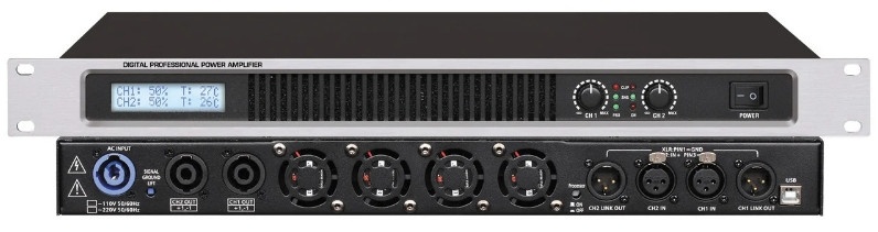 Підсилювач потужності NRG POWER DSP-550 (2X1150W)