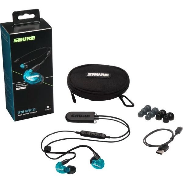 Навушники Shure SE215SPE-B+BT2-EFS