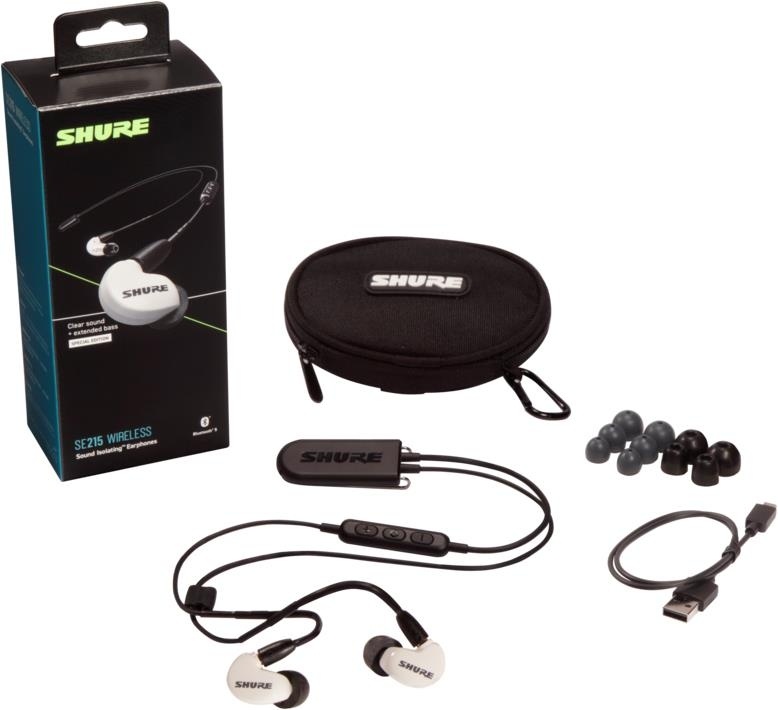 Навушники Shure SE215SPE-W+BT2-EFS