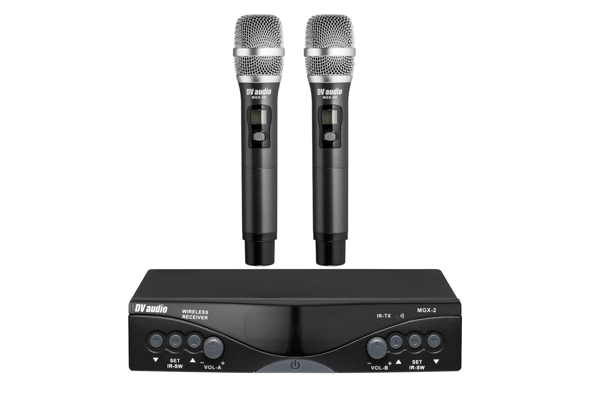 Радіомікрофон Радіосистема DV audio MGX-24H з ручними мікрофонами