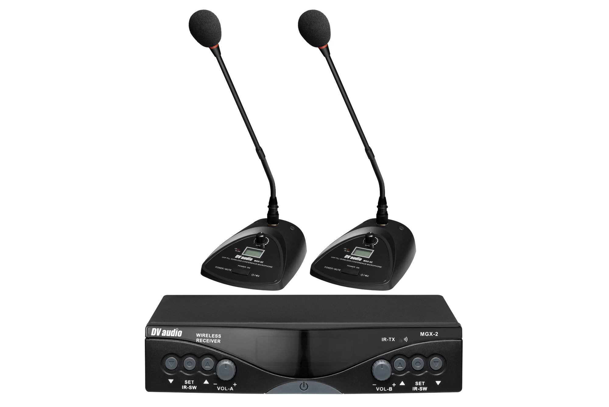 Радіомікрофон Радіосистема DV audio MGX-24С з конференційними мікрофонами