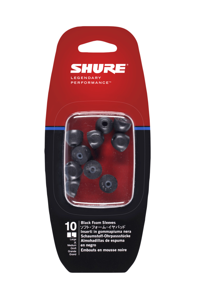 Вставки для навушників SHURE EABKF1-10L