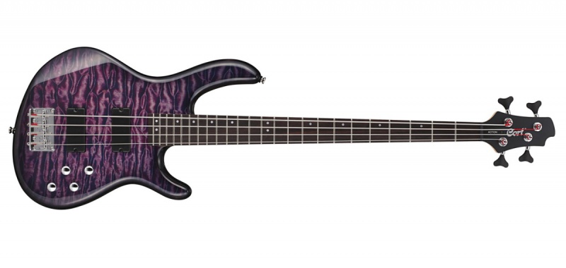 Бас-гитара CORT ACTION V DLX PPB