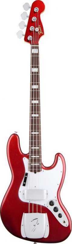 Fender 50TH Anniversary Jazz Bass Candy Apple Red - RW