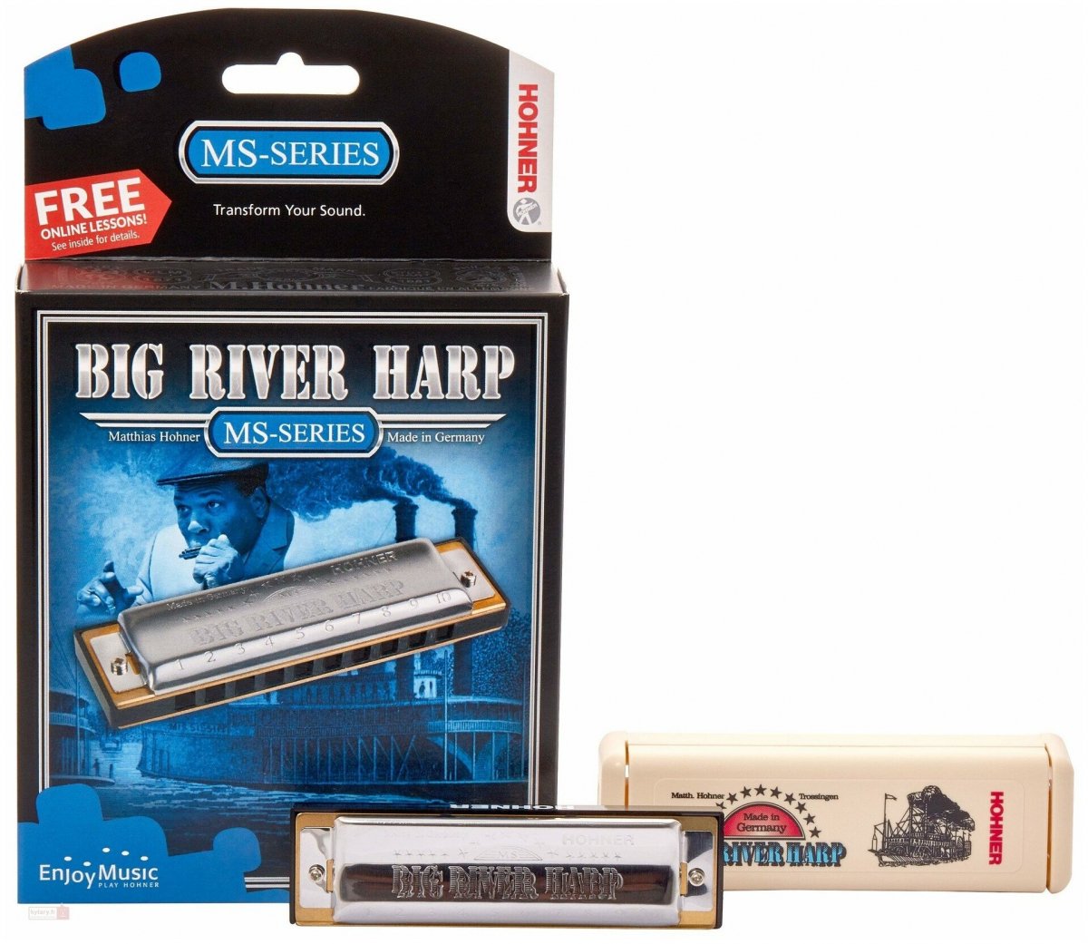 Губная гармошка Губна гармошка Hohner M590106X Big River Harp A (Box)