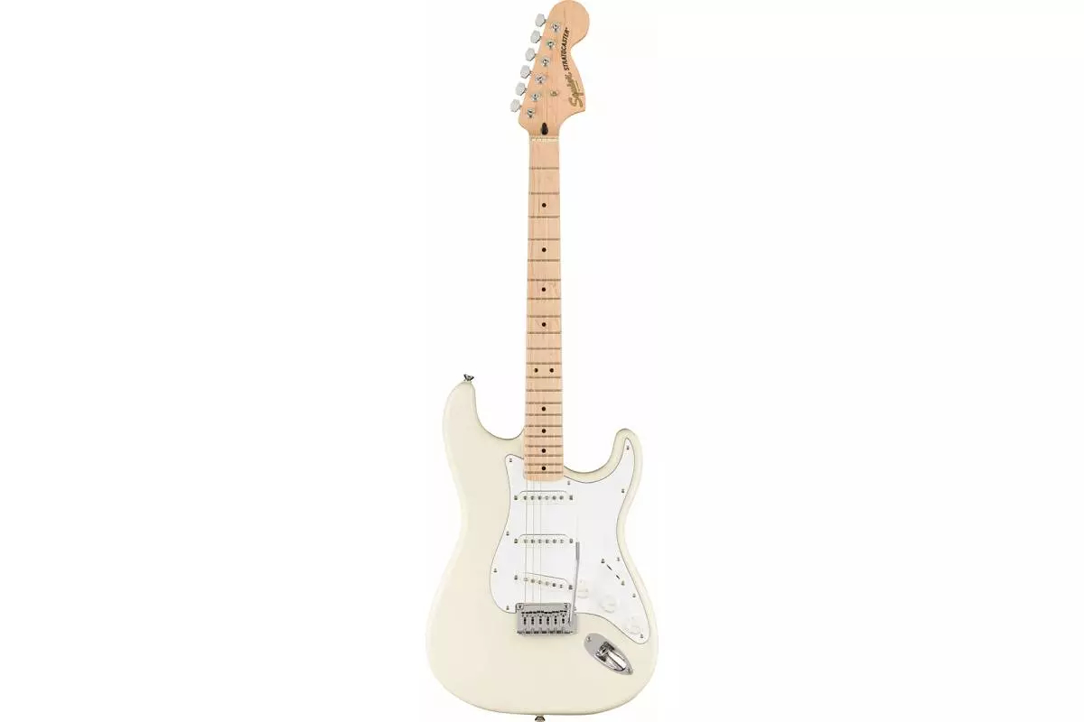 Электрогитара SQUIER by FENDER AFFINITY SERIES STRATOCASTER MN OLYMPIC WHITE Электрогитара