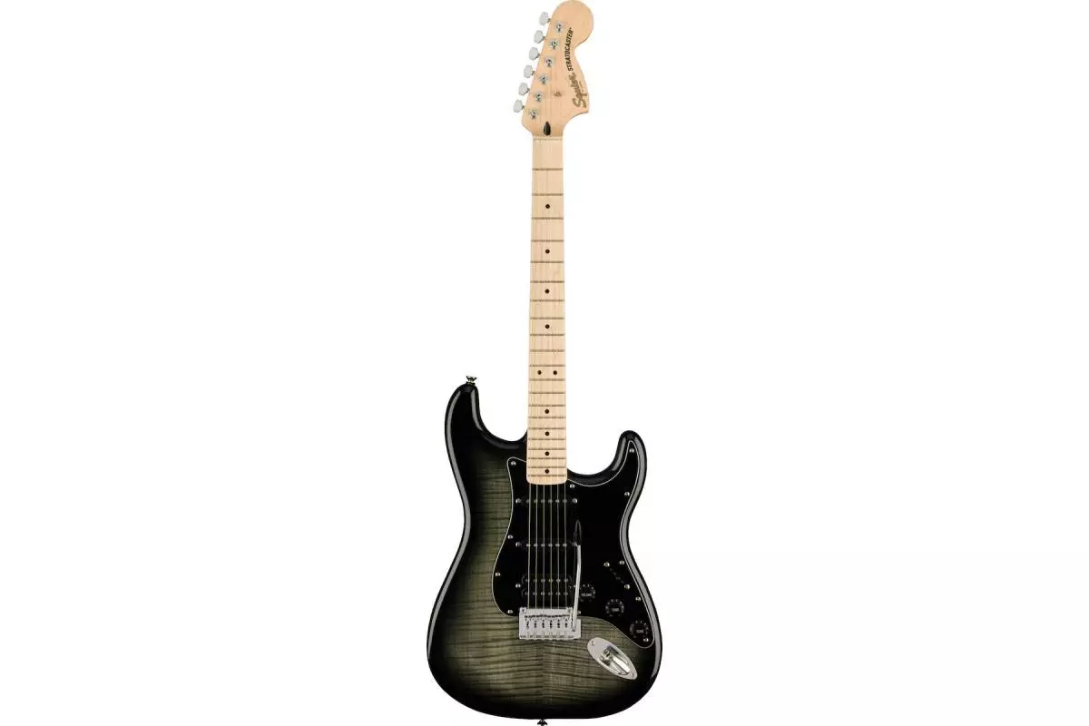 Электрогитара SQUIER by FENDER AFFINITY SERIES STRATOCASTER HSS MN BLACK BURST Электрогитара