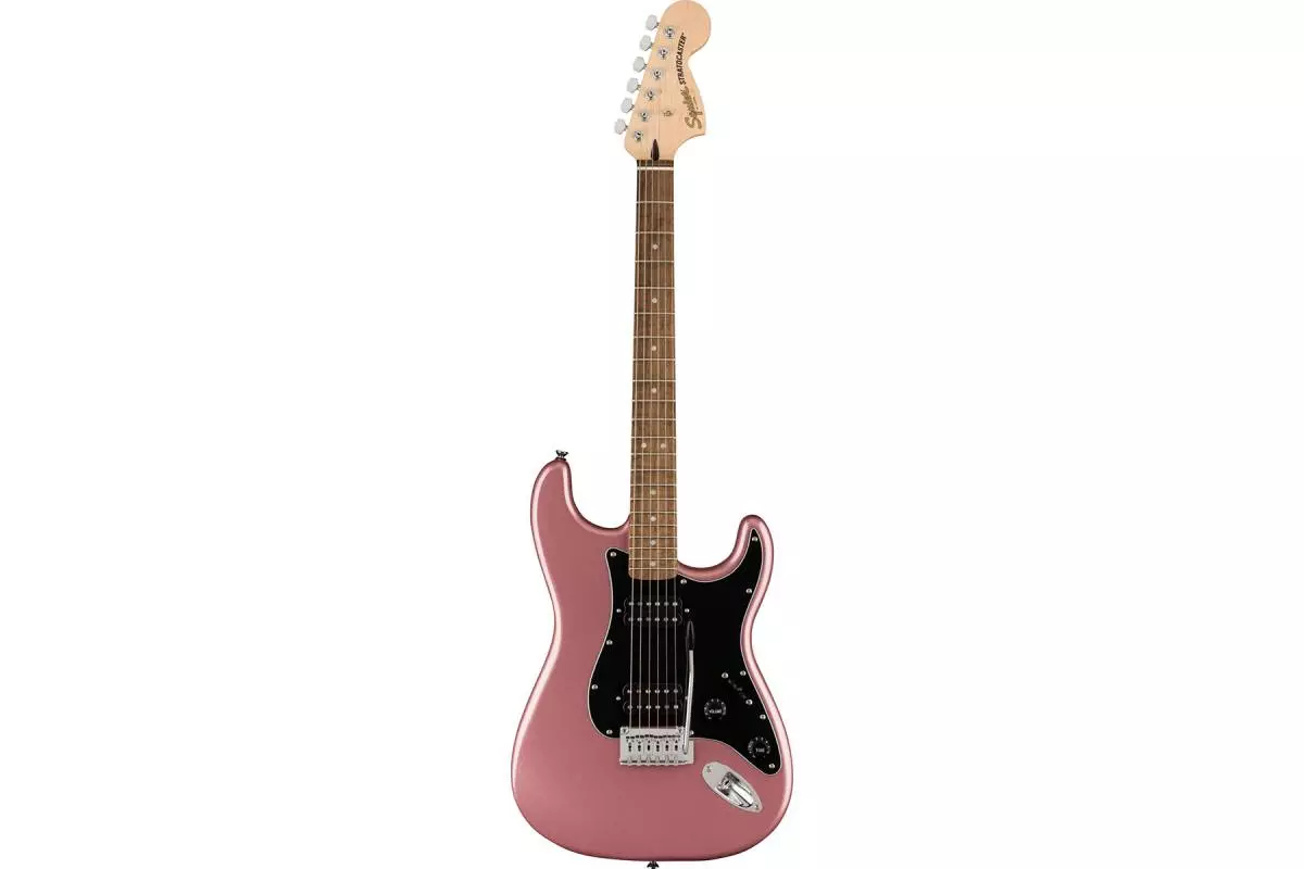 Электрогитара SQUIER by FENDER AFFINITY SERIES STRATOCASTER HH LR BURGUNDY MIST Электрогитара