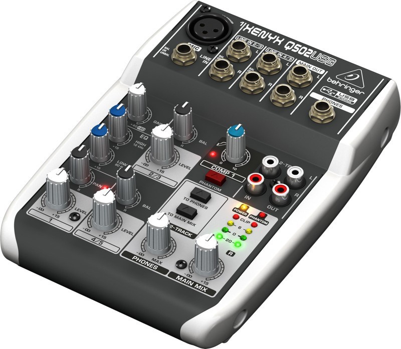 Мікшерний пульт Behringer XENYX Q502USB Микшерный пульт