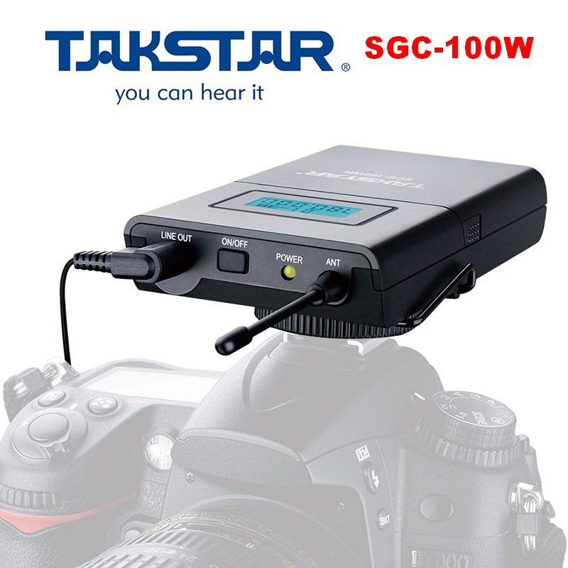 Репортерський мікрофон SGC-100W Петличний радіосистема для фото-відео камер